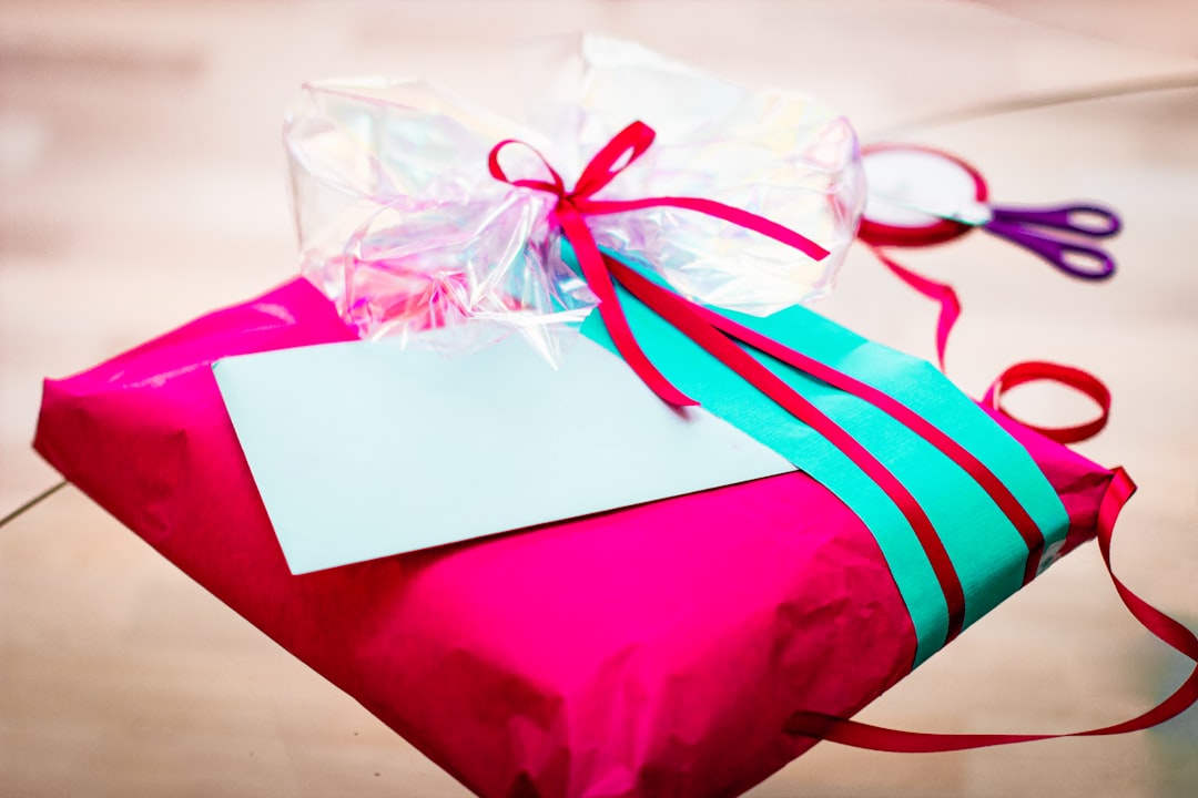 Photo reusable gift wrapping